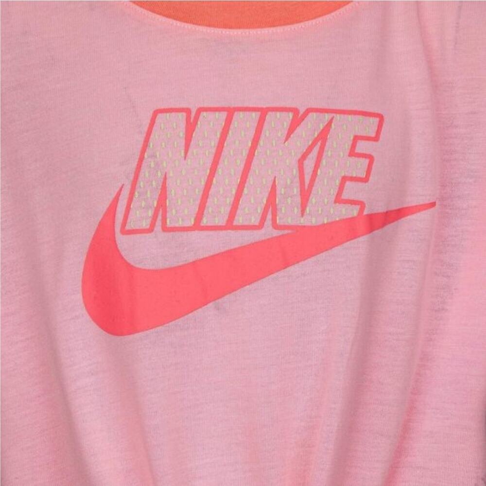 Nike Girls Boxy Tie Front Top (Little Kids) Arctic Punch 4 Little Kid - Picture 5 of 5